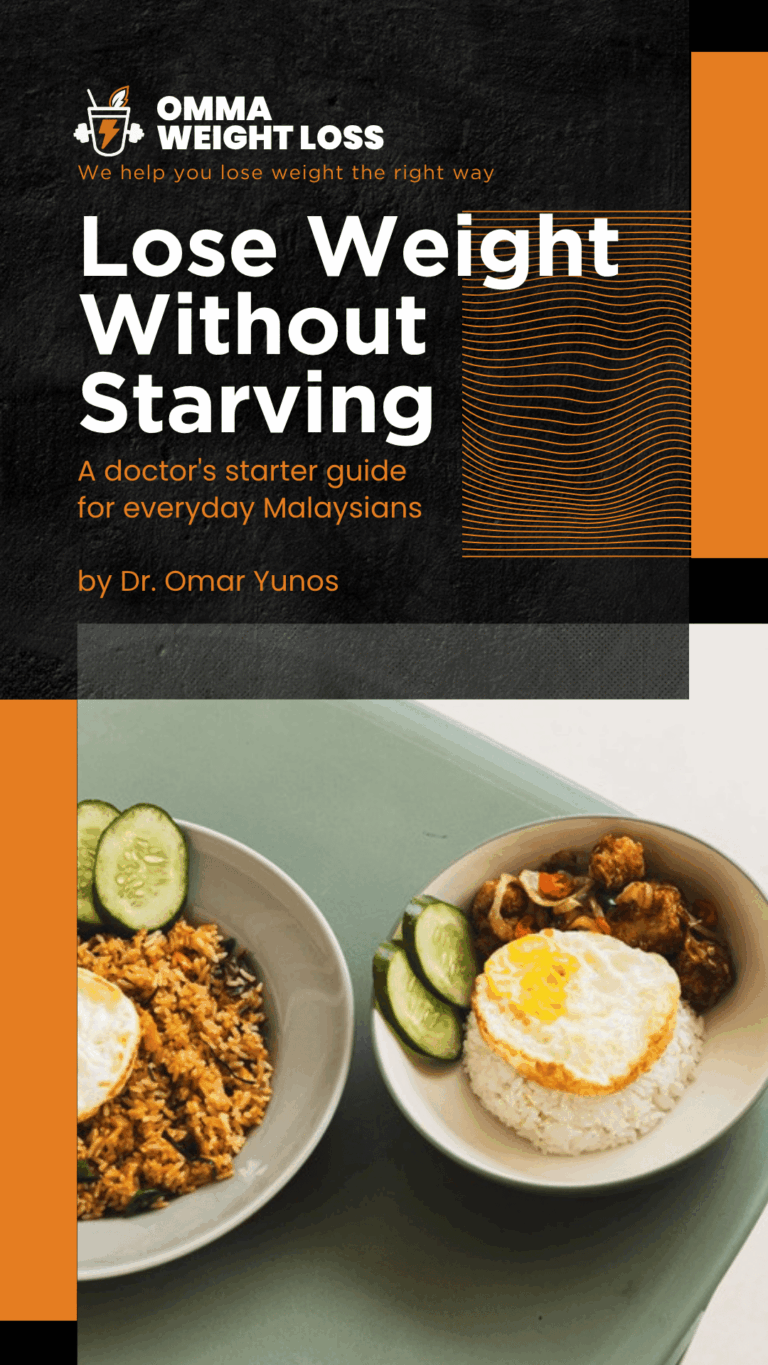 Cover of the free guide, Lose Weight Without Starving